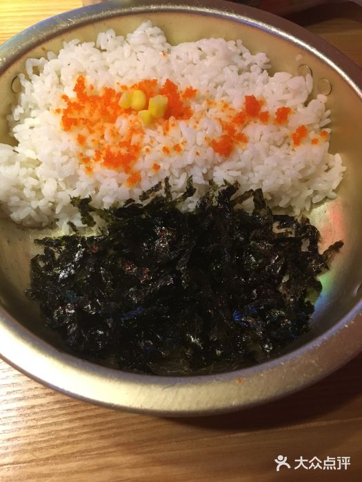 蟹籽海苔飯