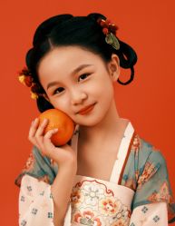 -后宫·古装汉服京剧儿童亲子全家福摄影