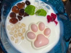 猫爪鲜果奶酪-赤坂亭·M9和牛烧肉·铁板烧·日料398放题(长泰广场店)