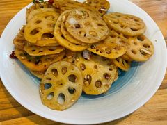 特色凉拌藕片-牛老二海鲜烧烤(日照总店)