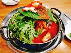 土豆排骨火锅-喇喇排骨火锅·传统韩式脊骨汤(望京西园总店)