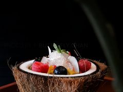 燕窝椰香芒果柚子布丁-广州富力君悦大酒店空中花园