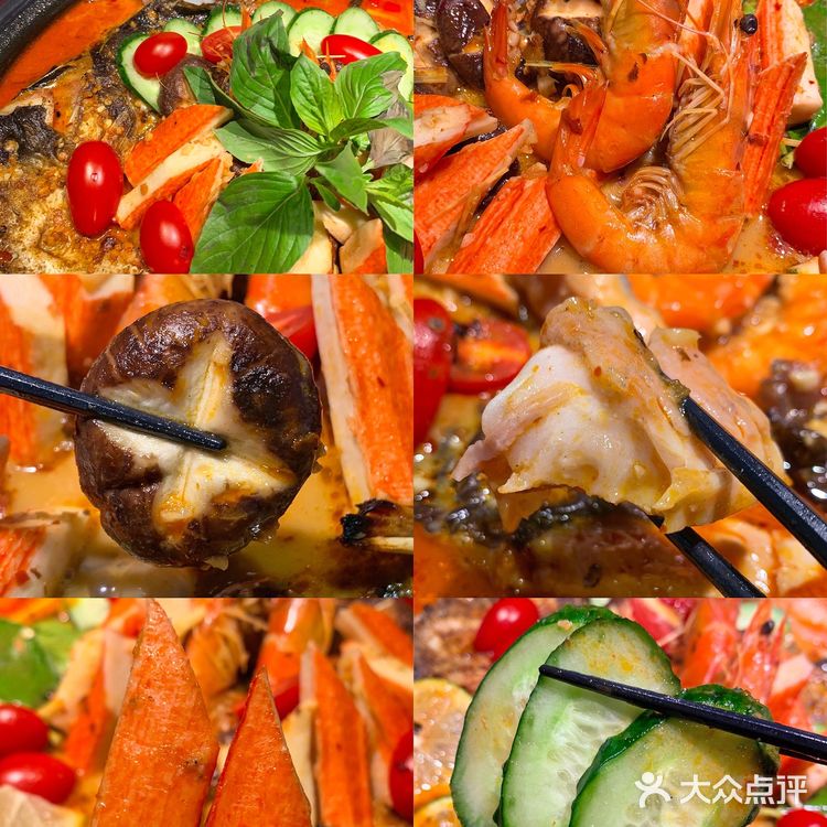 广州探店｜宝藏泰式冬阴功味烤鱼14种料‼️太好吃！