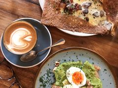 鸡蛋蘑菇熏肉荞麦可丽饼-RAC BAR(安福路店)