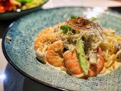 芝士蘑菇鲜虾意大利面-BE BRIGHT KITCHEN(正佳广场店)