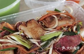 Sausage Fried Rice Noodles