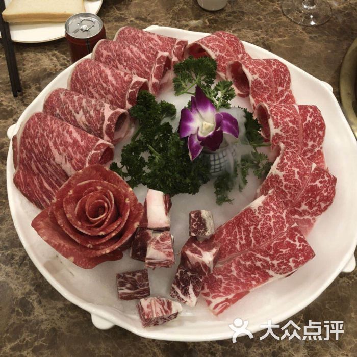 镇三关老火锅澳洲和牛拼盘图片 - 第3张