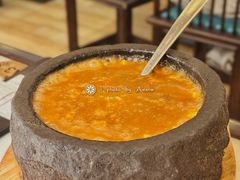 石锅油渣香芋豆腐-径山十八道·风味民间菜(华夏之心店)