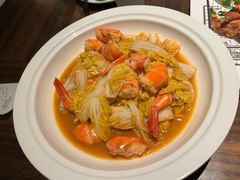 大虾炒菜芯-东莱馋房(陆家嘴店)