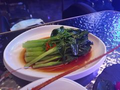 白灼小芥兰-桂花里·衢州菜·精酿餐吧(未来科技城万达广场店)