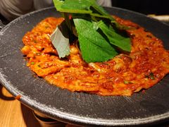 铁板章鱼五花肉-春熙台韩国料理·章鱼肥牛(西丽店)