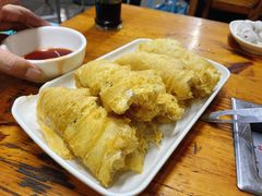香香脆脆炸鱼肚-章记正宗南岗鱼蛋火锅