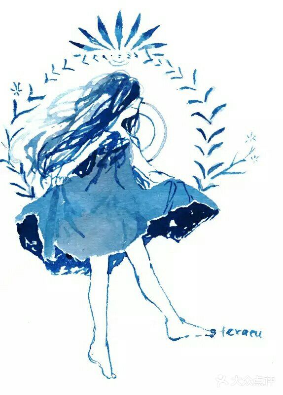 只用一种颜色画画，能美成什么样[惊讶]