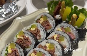 Grilled Pork Chop Seaweed Roll