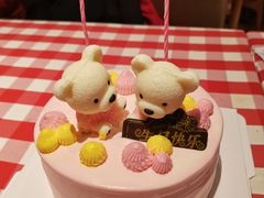 -咖咖熊蛋糕定制·英国蓝风车动物性淡奶油