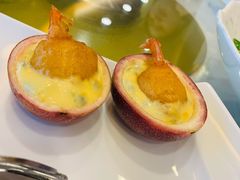 百香果芝士虾-柳州宾馆-云霄阁·旋转餐厅