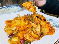 辣白菜炒饺子皮-陈聚德炒牛肉(樱花二路店)