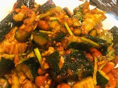 拌花菜-特色油边心管烤串