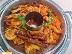 -秋波里爆蛋豆腐虾·清真(开元万达店)