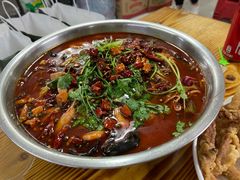 红油焖毛血旺-胖胖板凳面