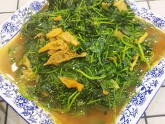 金花菜炒蚌肉-观桥阁(锦溪店)