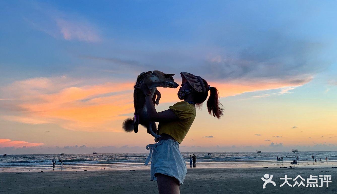 Go！[加油]「侨港海滩🏖️」汪界“辛巴”到此一游🐶🐶🐶