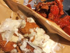 炸鸡翅一半一半-富乐满韩国正宗炸鸡韩国料理(虹泉路店)