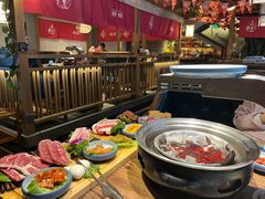 -明洞阿姨·韩式酱蟹烤肉·创意料理(三元桥店)