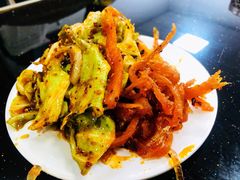 拌明太鱼丝-李刚鸡西刀削面