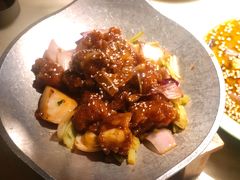 蒜香蜜汁排骨-绿茶餐厅(成都大悦城店)