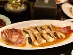 鲍鱼北菇蒸星斑柳-北京四季酒店·采逸轩