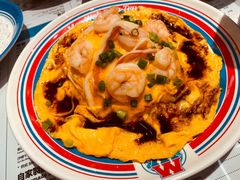 虾仁煎蛋饭-敏华冰厅(平安金融中心店)