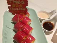 升级版墨鱼鲜虾红米肠-喜势点·糖沙翁手工茶点·本地人茶居(永庆坊店)