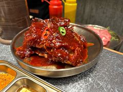 -草家酱蟹炭火烤肉店(珲春南路二店)