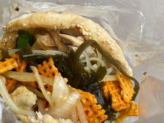 鸡蛋花干夹馍-三兄弟高炉烧饼