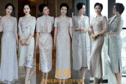 -禾米旗袍妈妈装礼服定制(嘉业国贸店)