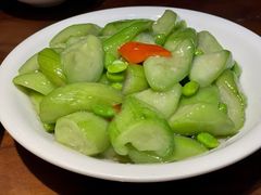 丝瓜毛豆-老瑞福上海菜(人民广场店)