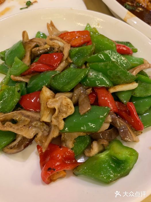 沪堂小厨青椒爆肚片图片
