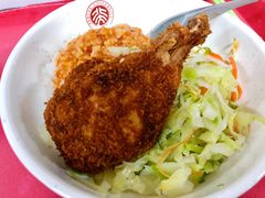 鸡腿饭-北京大学-学五食堂