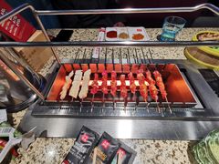 现穿羊肉串-丰茂烤串(钦州北路店)