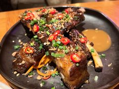 烧烤风味猪肋排(3只肋排）（6只298元）-THE CANNERY&JUJU 新鲜海鲜·牛排美食酒廊