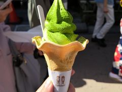 抹茶甜筒冰淇淋-鎌倉茶々(本店)