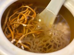 虫草花炖竹荪-长春观斋补堂素菜馆