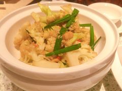 干锅菜花-满得意茶餐厅·顺德家常菜·港式经典(大良店)