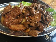 香煎鹅肝-大自然醉鹅·铁锅火焰鹅(上海联洋店)