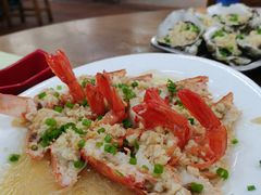 蒜蓉开边九节虾-蚝得喜海鲜(东城店)
