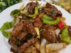 濕炒豉椒牛肉河-新鸿发咖啡美食