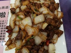 招牌孜然羊肉-桃子餐厅·天津菜(红星路直营店)
