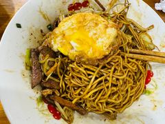 猪肝拌川加荷包蛋-小狗面馆(复兴店)