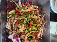 铁板鱿鱼须-昱龙大盆牛蛙馆(三兴街总店)